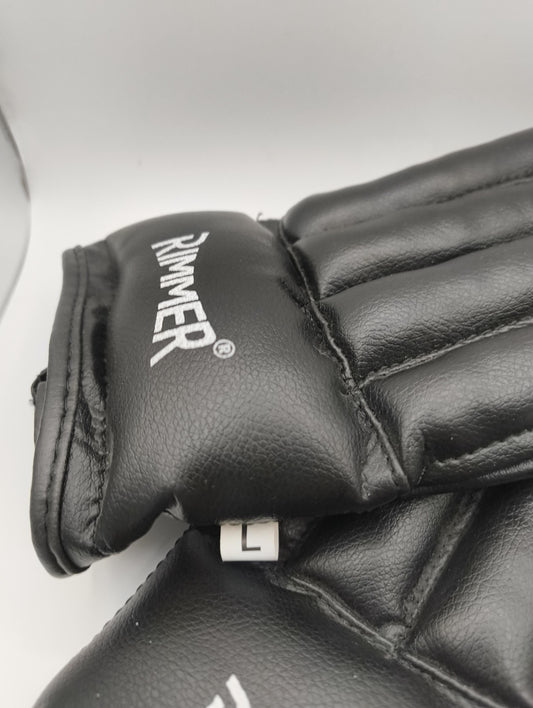 RIMMER GLOVES size L fighting sports gloves 2000s Vintage but in good condition. easy pull on with elastic strap