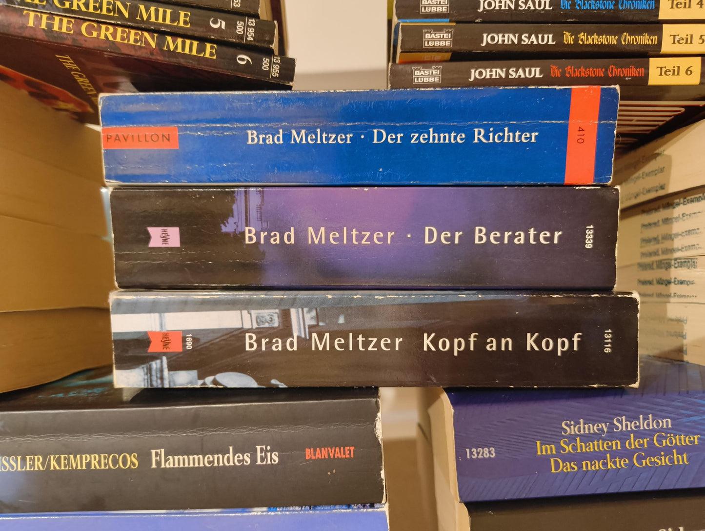 Warehouse Sale Ausverkauf 2000er 90er Buchsets Lesepakete nach Autor (King, Sheldon , Deaver , Petterson, Cussler etc)