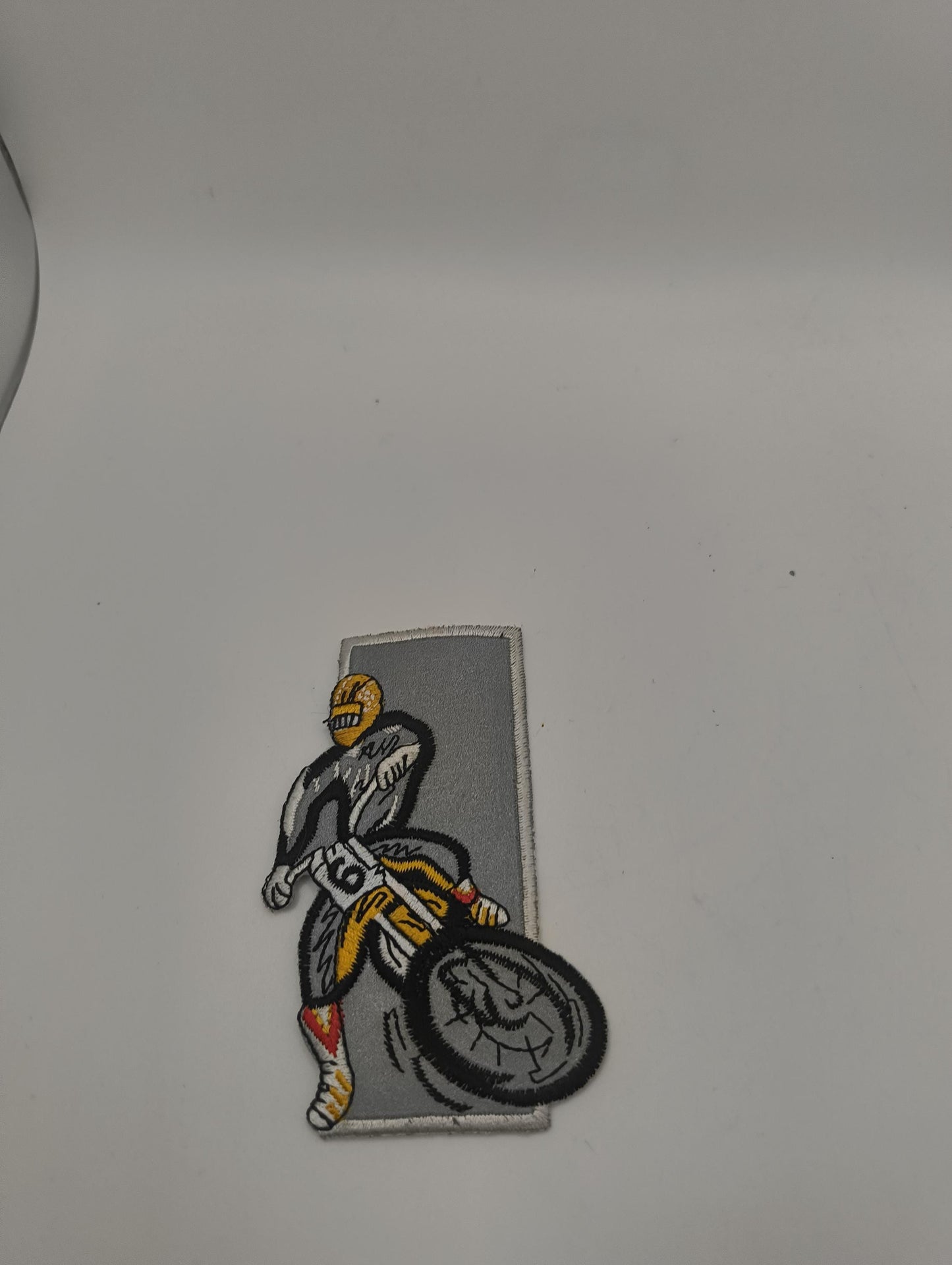 vintage embroided high quality motorcross patch ca 9cm long
